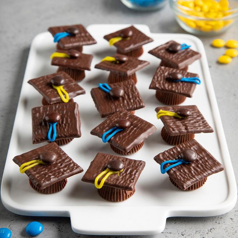 Mortarboard Brownies