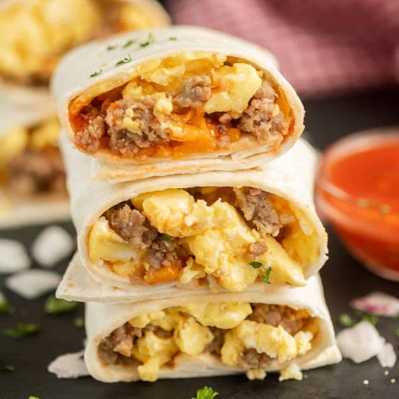 Freezer-Friendly Breakfast Burritos