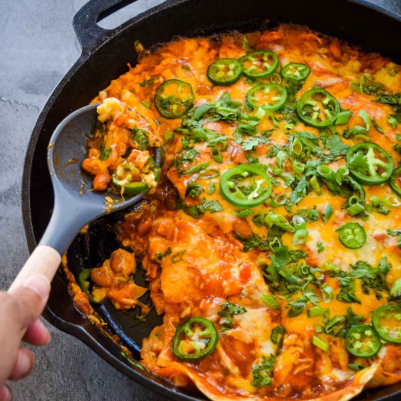 One-Pan Enchilada Casserole