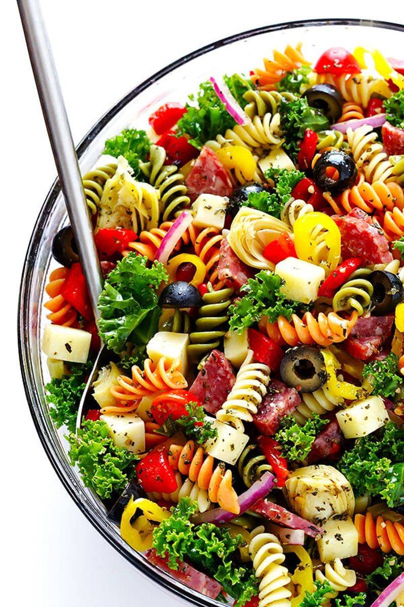 Rainbow Rotini With Balsamic Vinaigrette