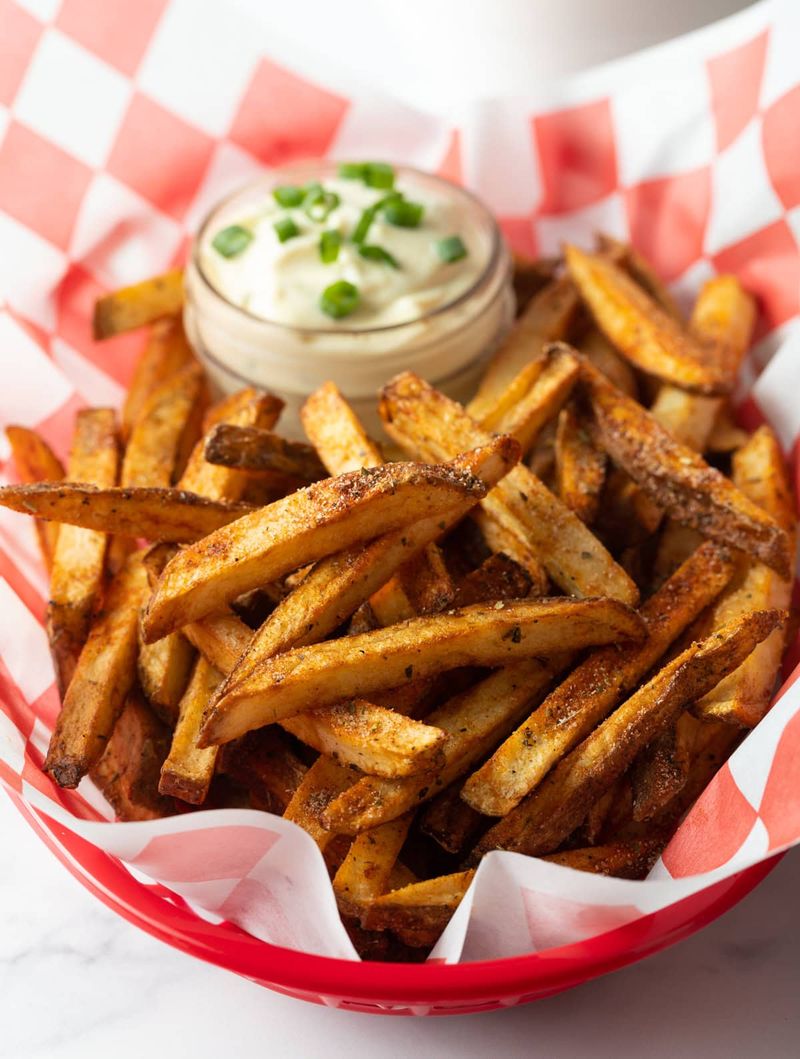 Cajun-Spiced Fries With Remoulade