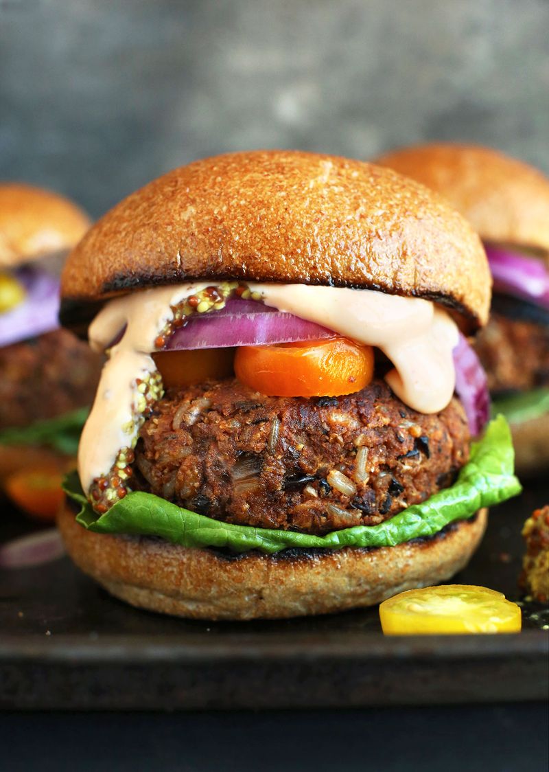 Freezer-Friendly Veggie Burgers