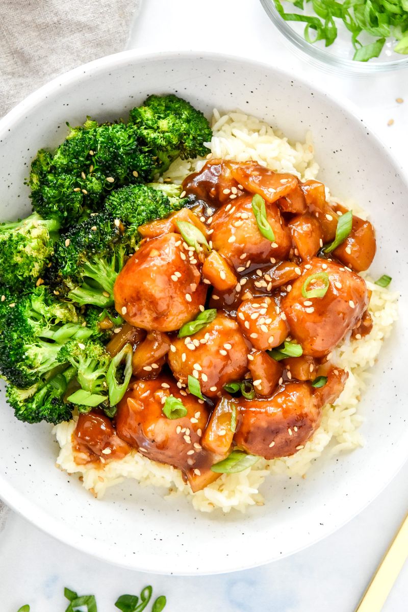 Teriyaki Pineapple Meatballs