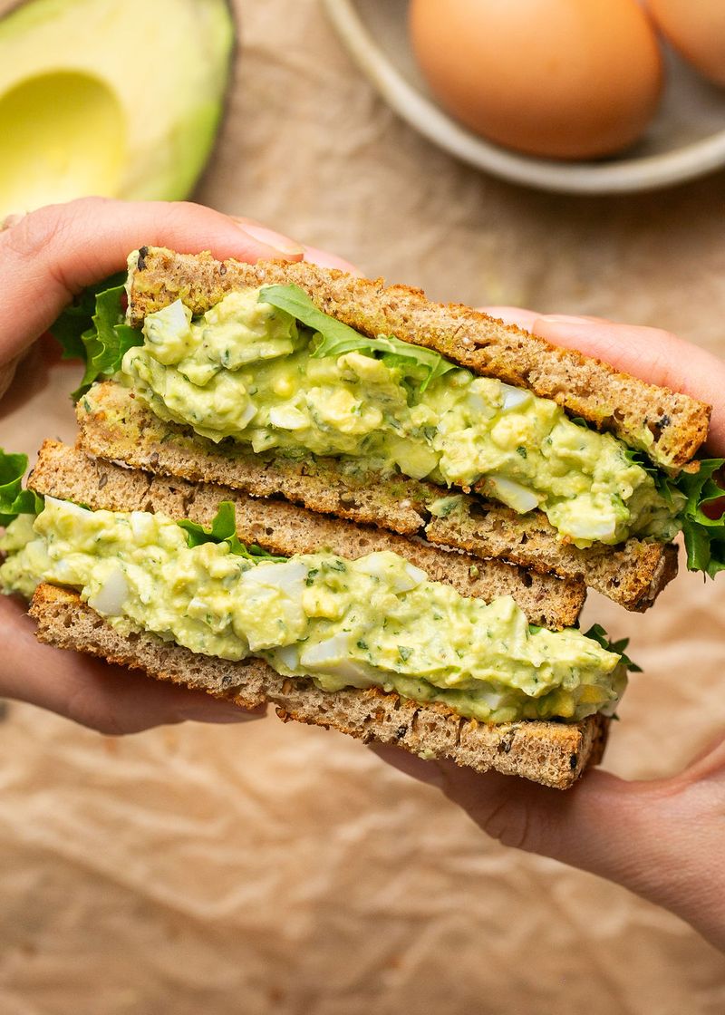 Avocado Egg Salad Sandwiches