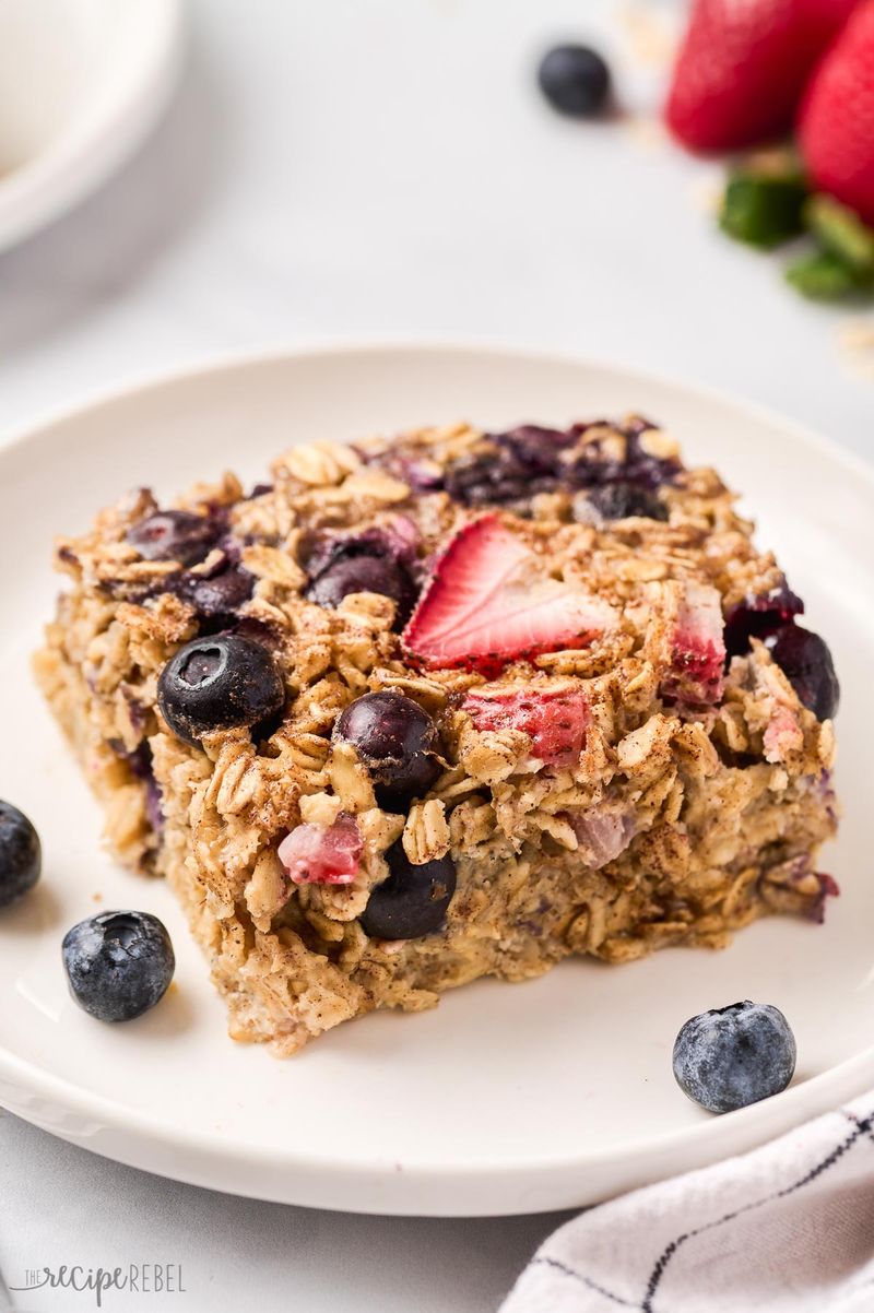 Baked Oatmeal Squares