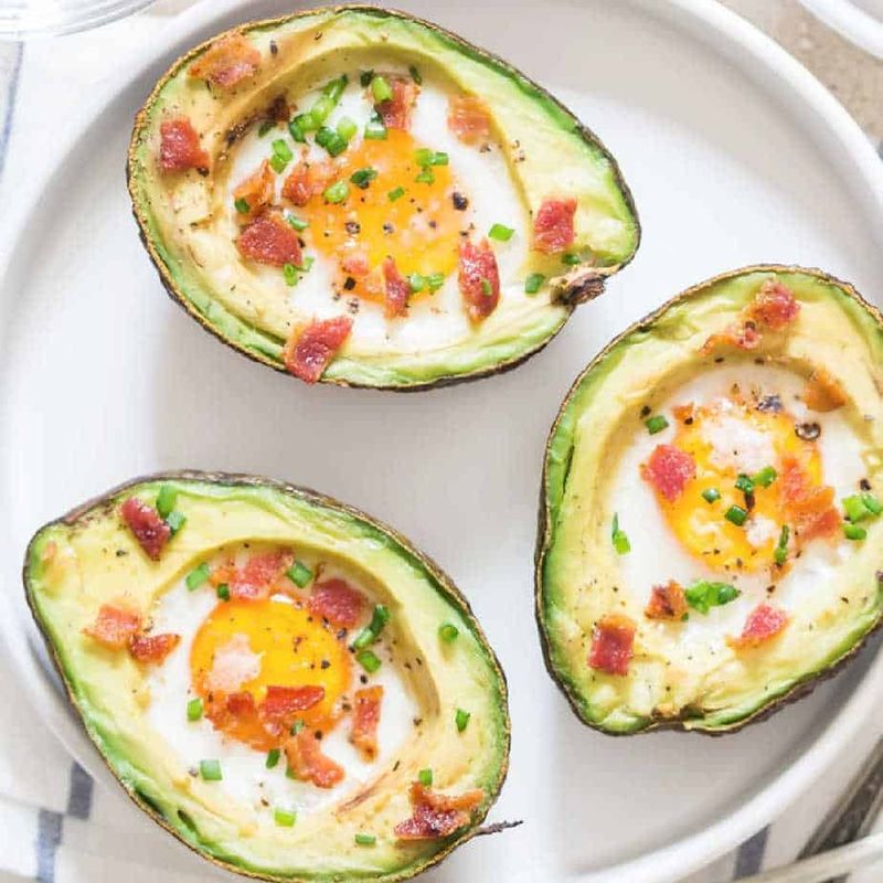 Egg-Stuffed Avocado Boats