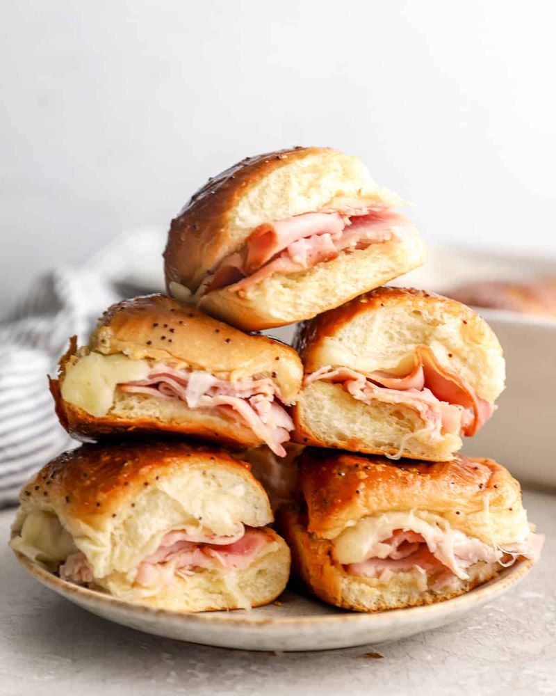 Ham And Swiss Sliders