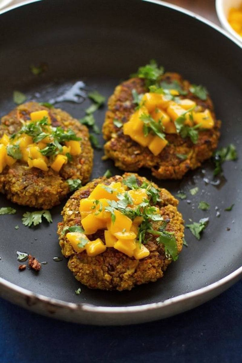 Curried Lentil And Rice Patty