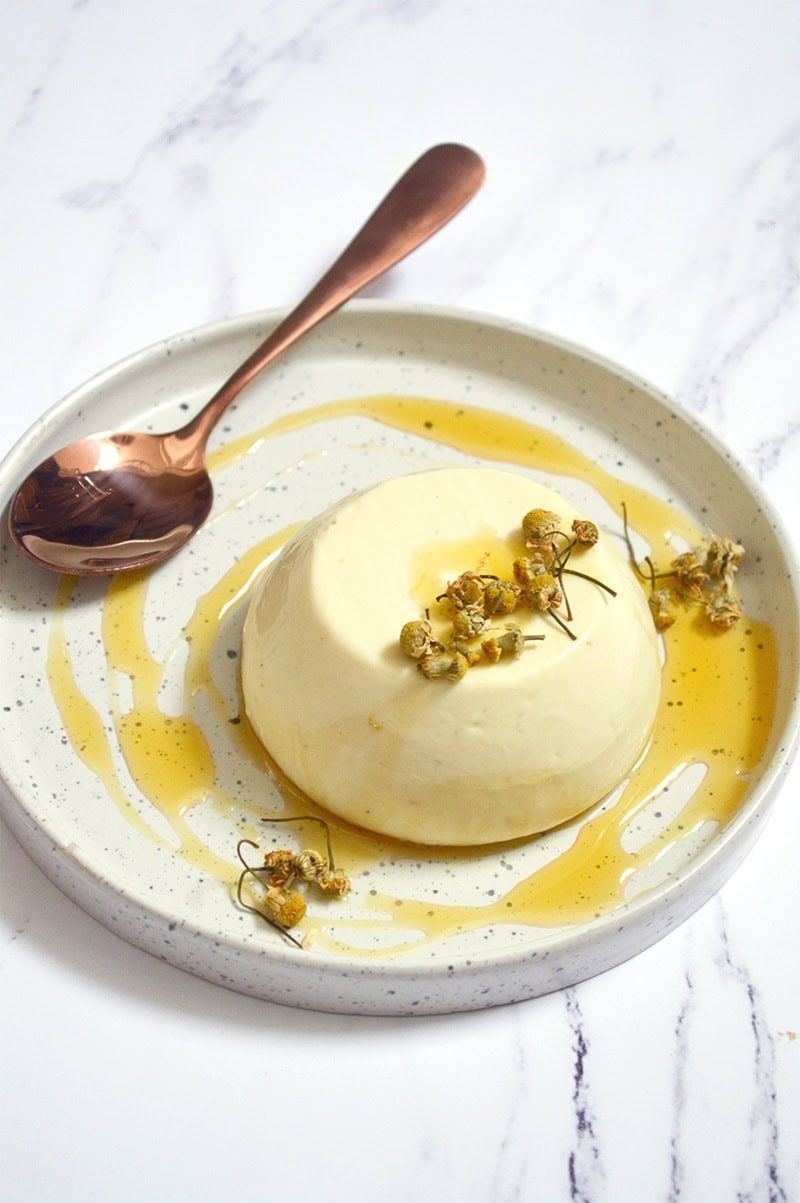 Chamomile Panna Cotta