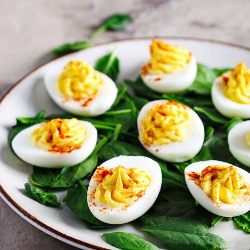 Classic Deviled Eggs With A Twist