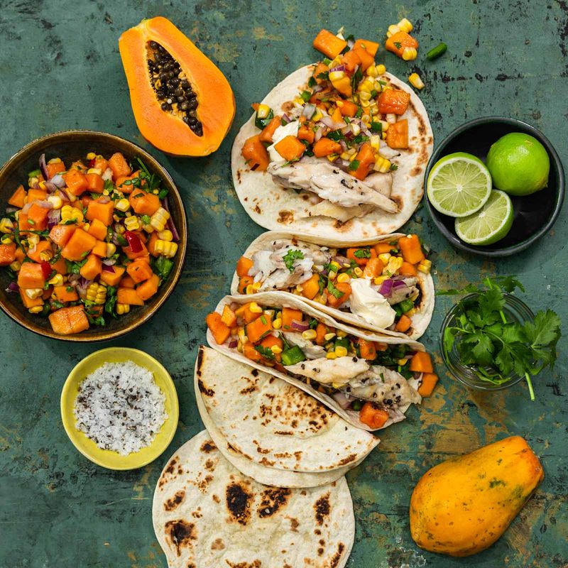 Papaya Salsa For Tacos And Fish