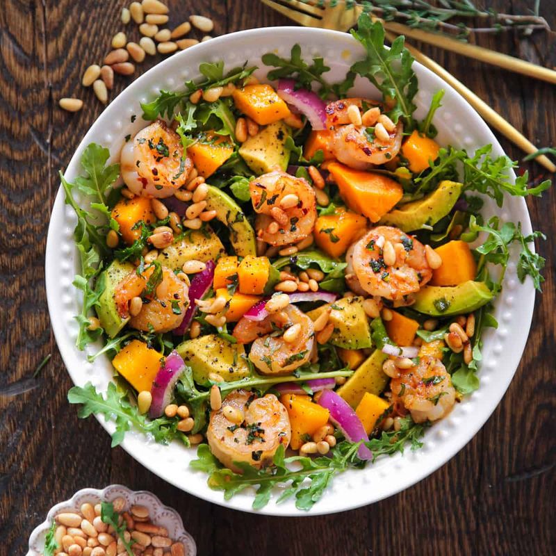 Blackened Shrimp And Avocado Salad