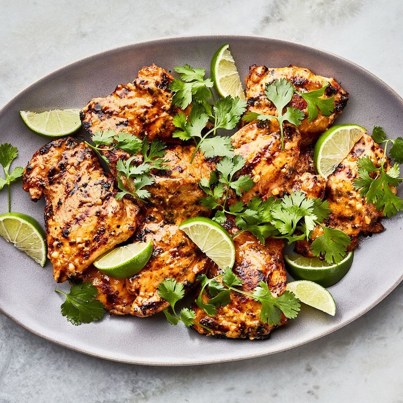 Thai Coconut Curry Grilled Chicken