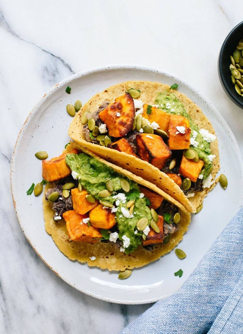 Sweet Potato And Black Bean Tacos