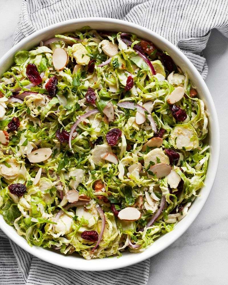 Shaved Brussels Sprout Revival