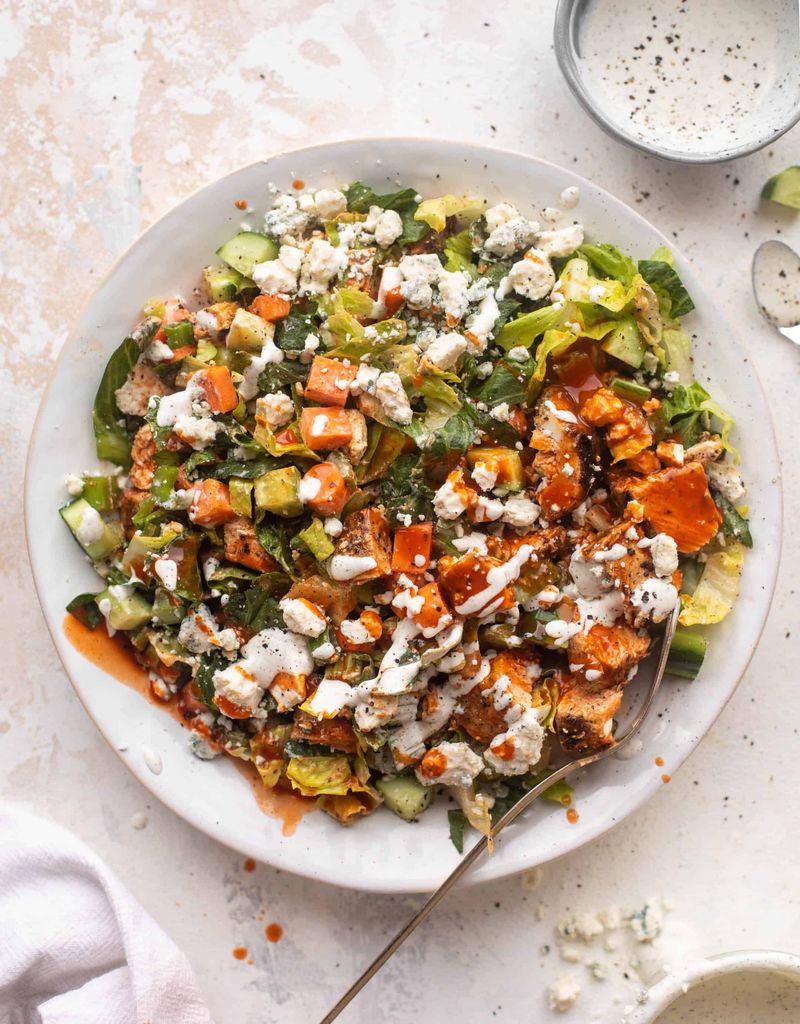 Buffalo Chicken Chopped Salad