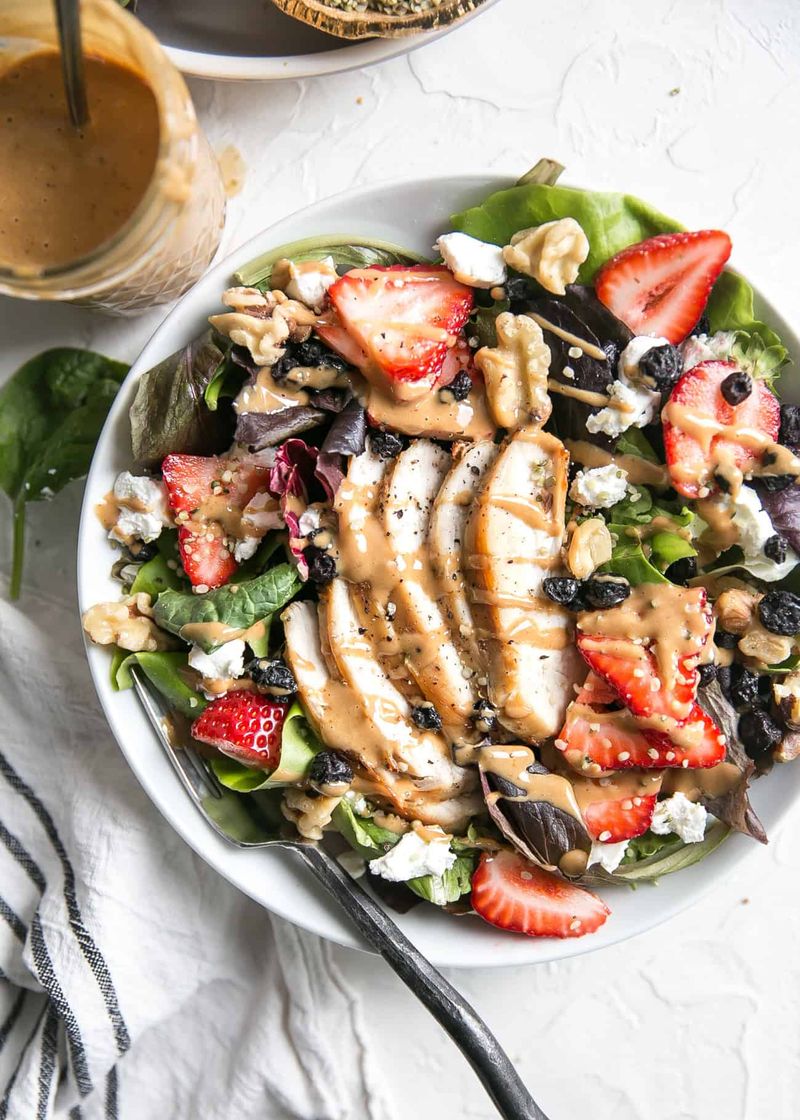 Strawberry And Arugula Chicken Salad