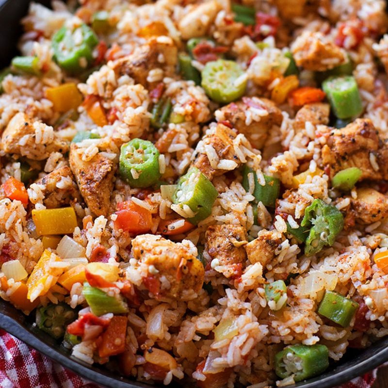 Cajun Turkey And Rice Skillet