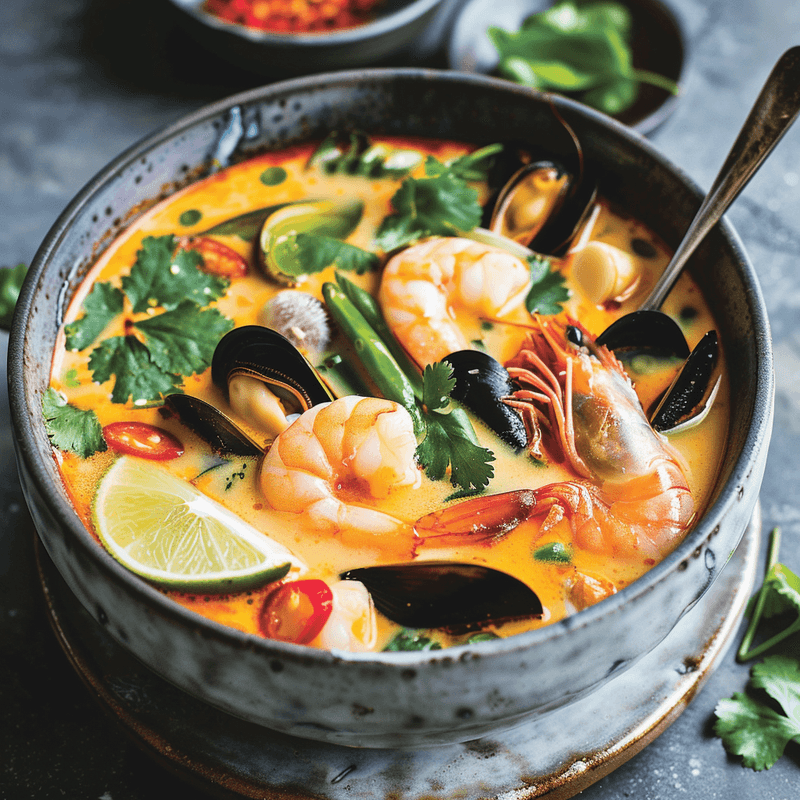 Coconut Curry Seafood Stew