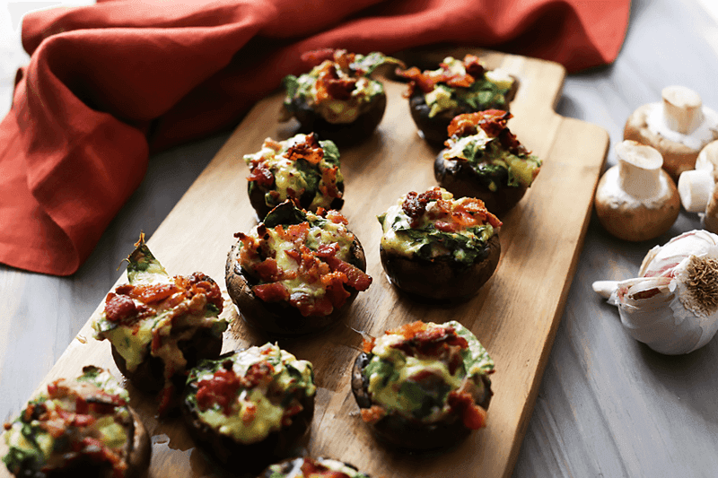 Cheesy Stuffed Mushrooms