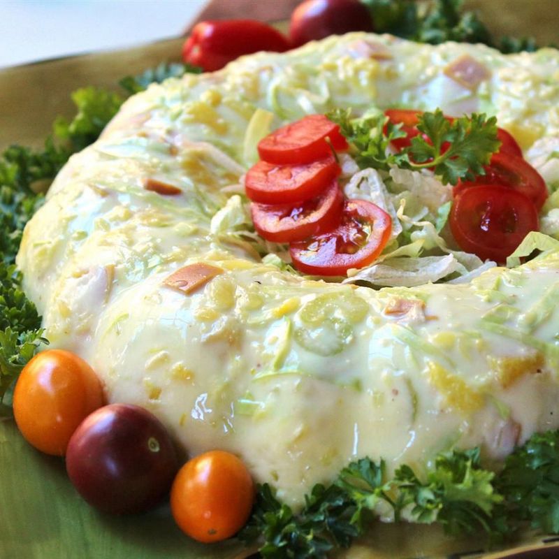 Ham And Cheese Jell-O Mold