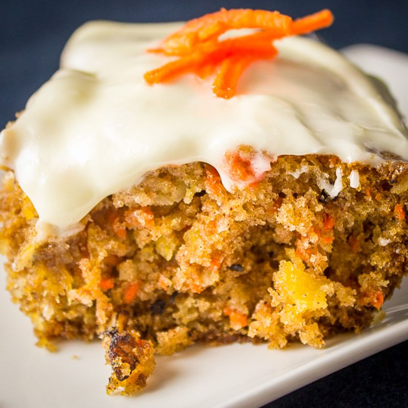 Carrot Cake With Cream Cheese Frosting