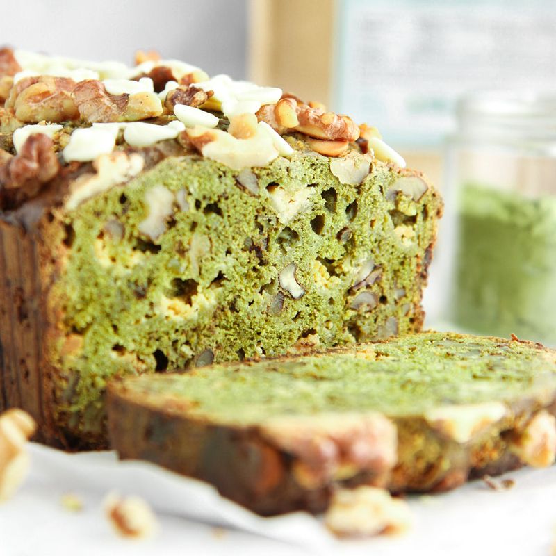 Stress-Busting Matcha Banana Bread