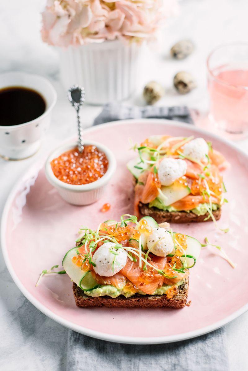 Smoked Salmon Avocado Towers