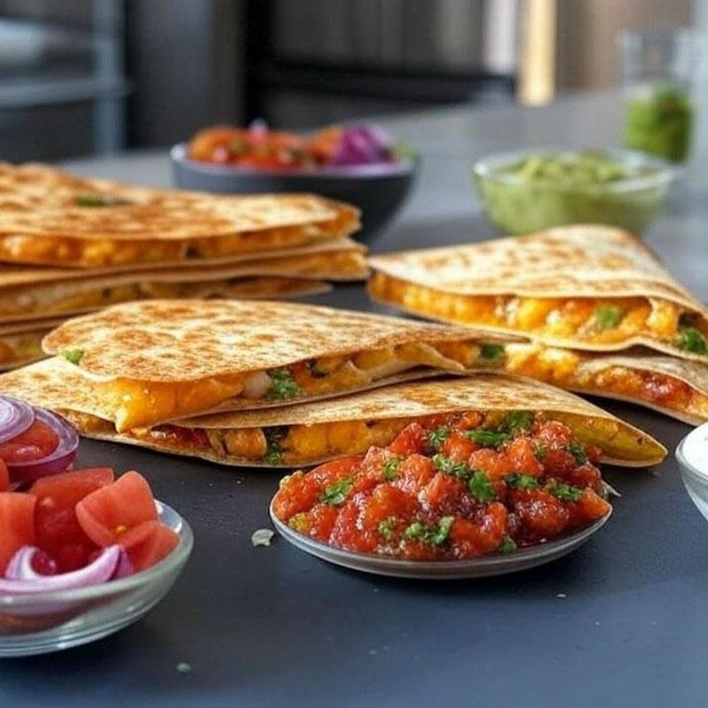 Cheesy Chicken Quesadillas