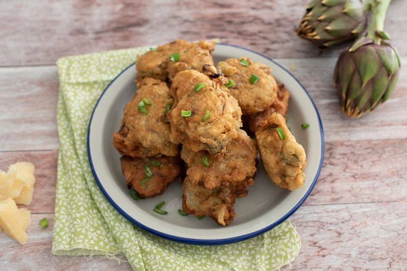 Artichoke Heart Fritters