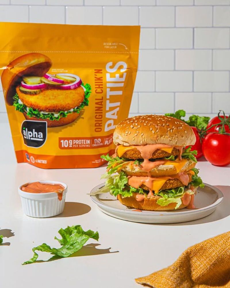 Alpha Foods Plant-Based Burger Patties