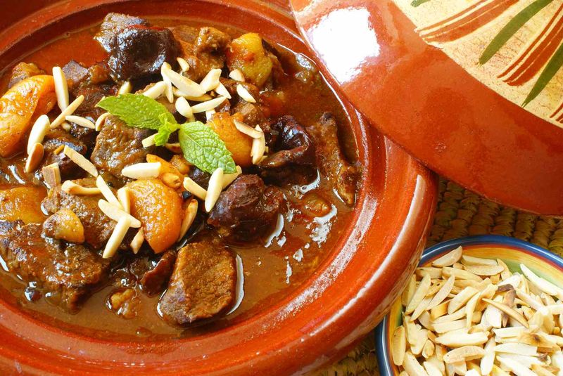 Moroccan Lamb Tagine With Apricots