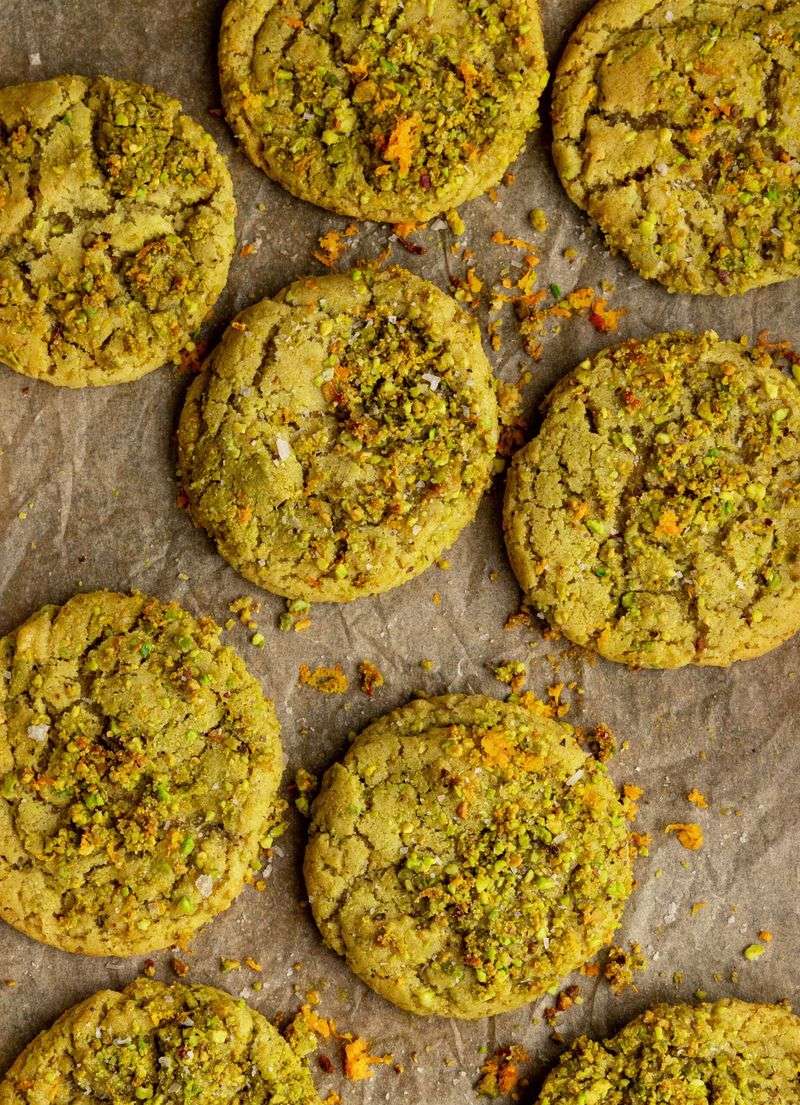 Pistachio Cardamom Cookies