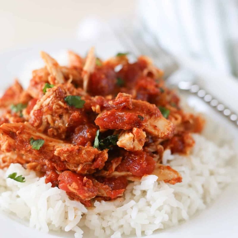 Microwave Salsa Chicken Bowl