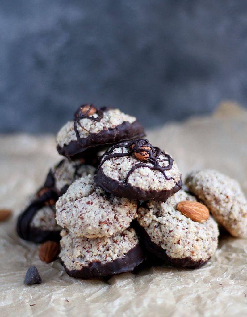 Rosewater Almond Macaroons