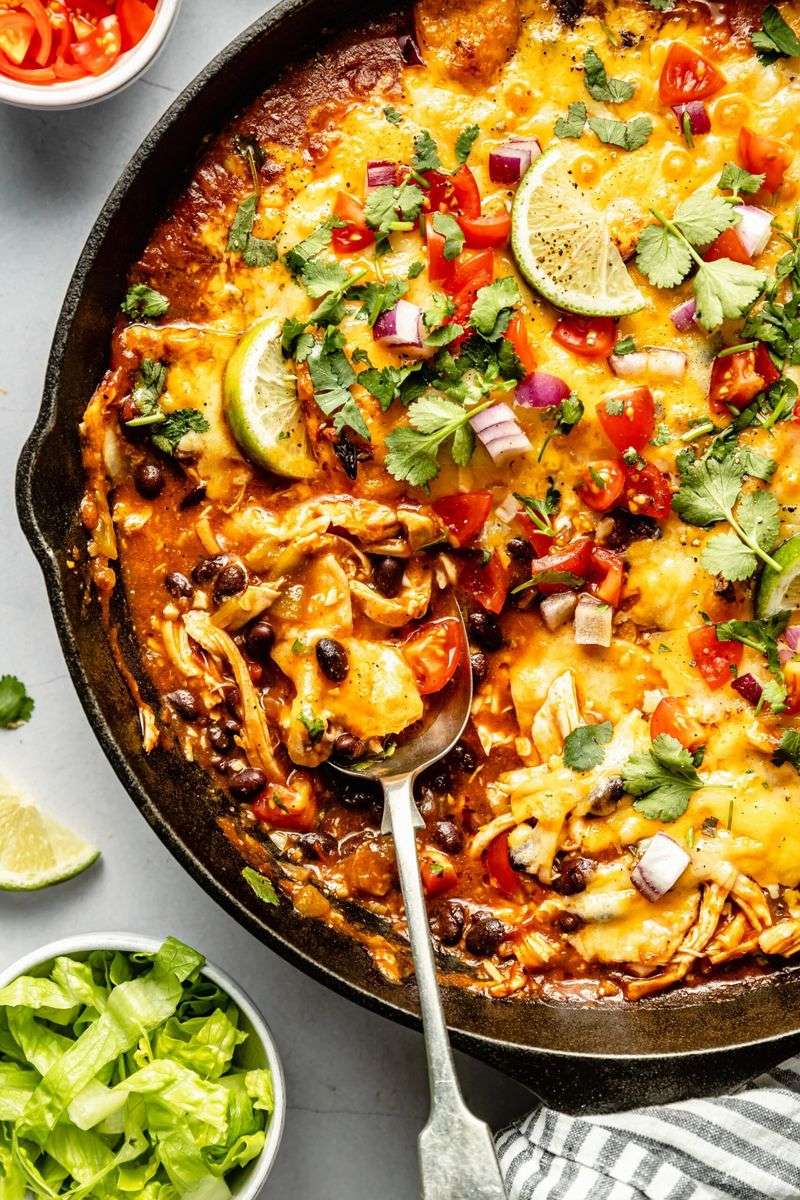 Chicken Enchilada Skillet