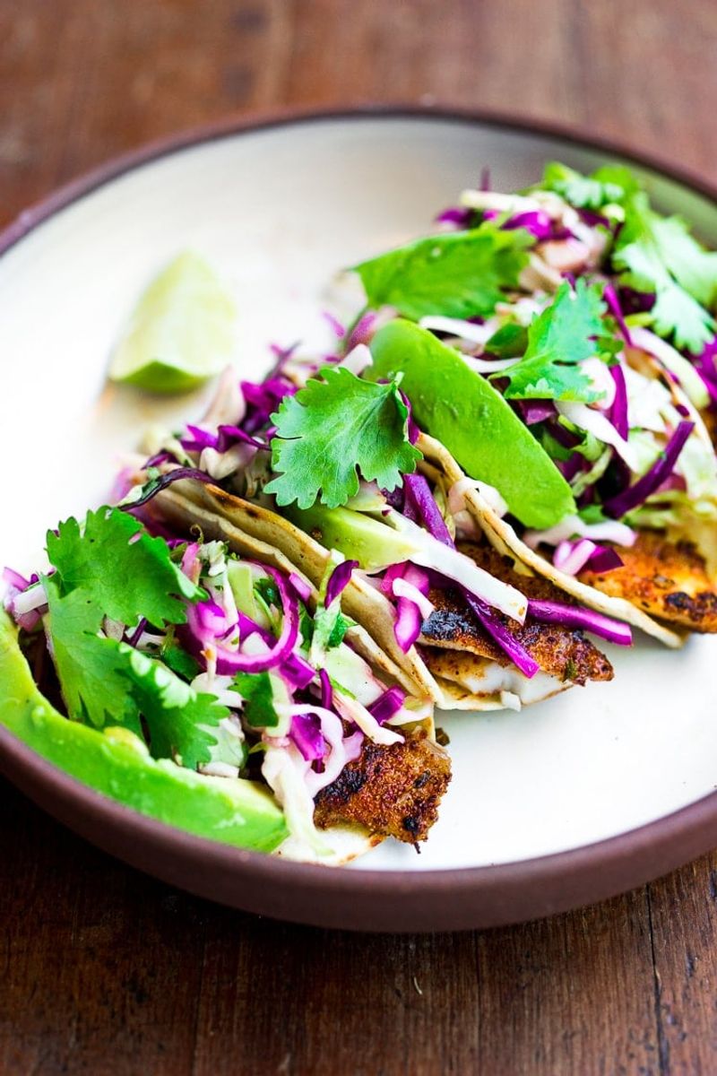 Grilled Fish Tacos With Slaw
