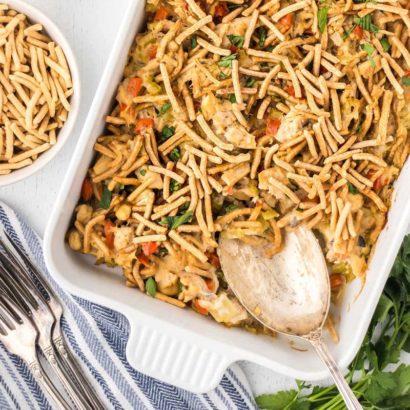 Chow Mein Noodle Casserole