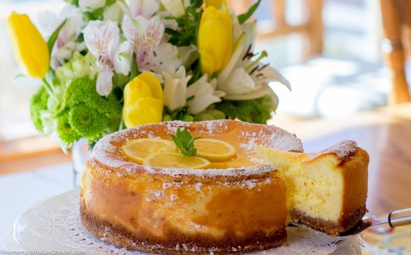 Ricotta Lemon Cheesecake