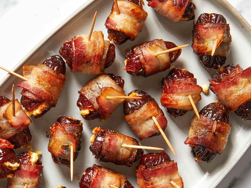 Bacon-Wrapped Dates