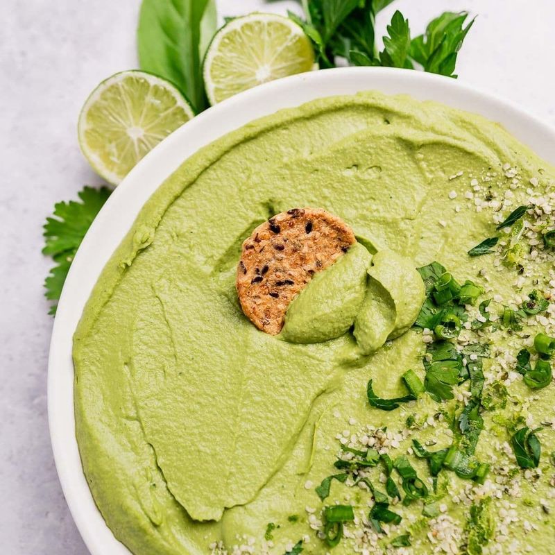Brain-Powering Matcha Hummus
