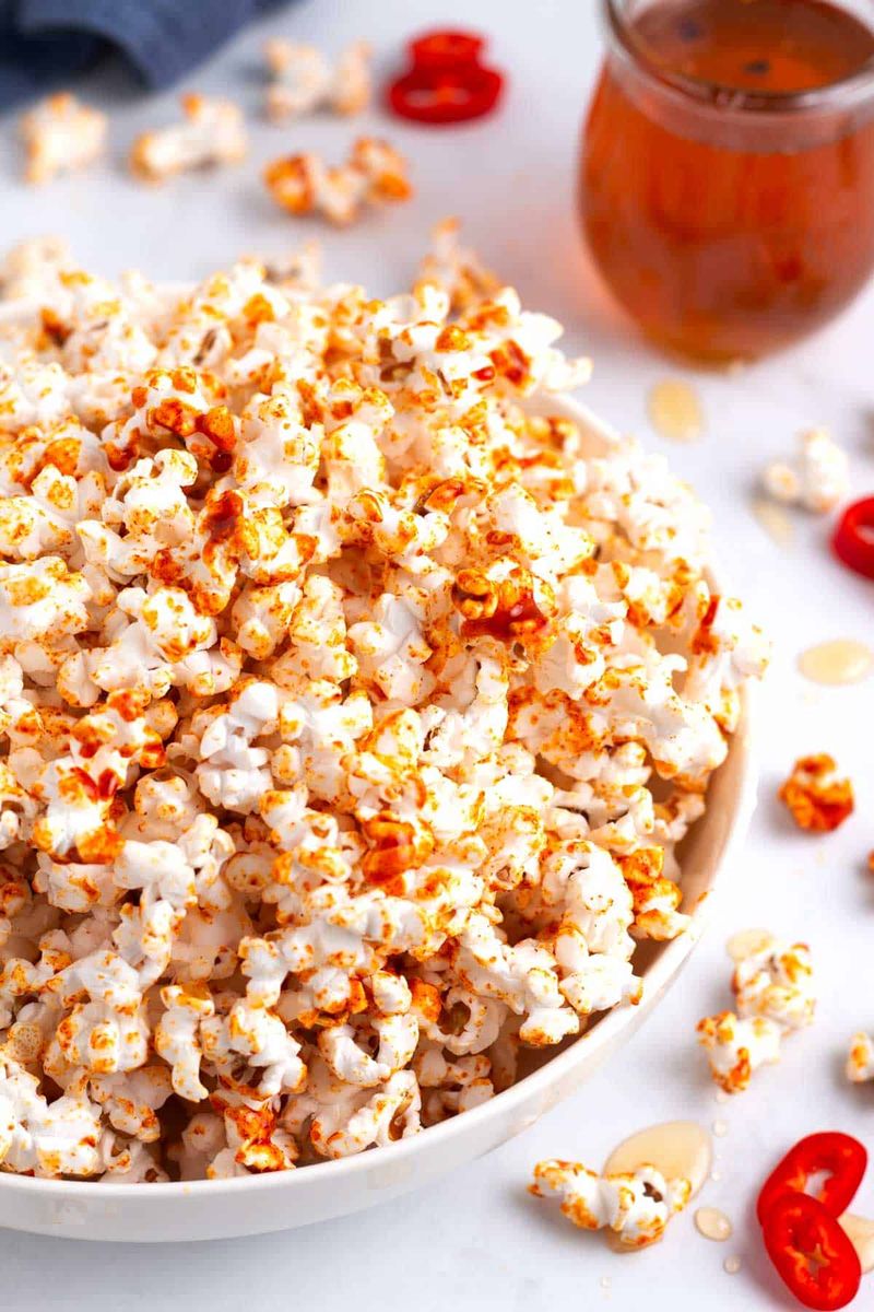 Sriracha Honey Popcorn