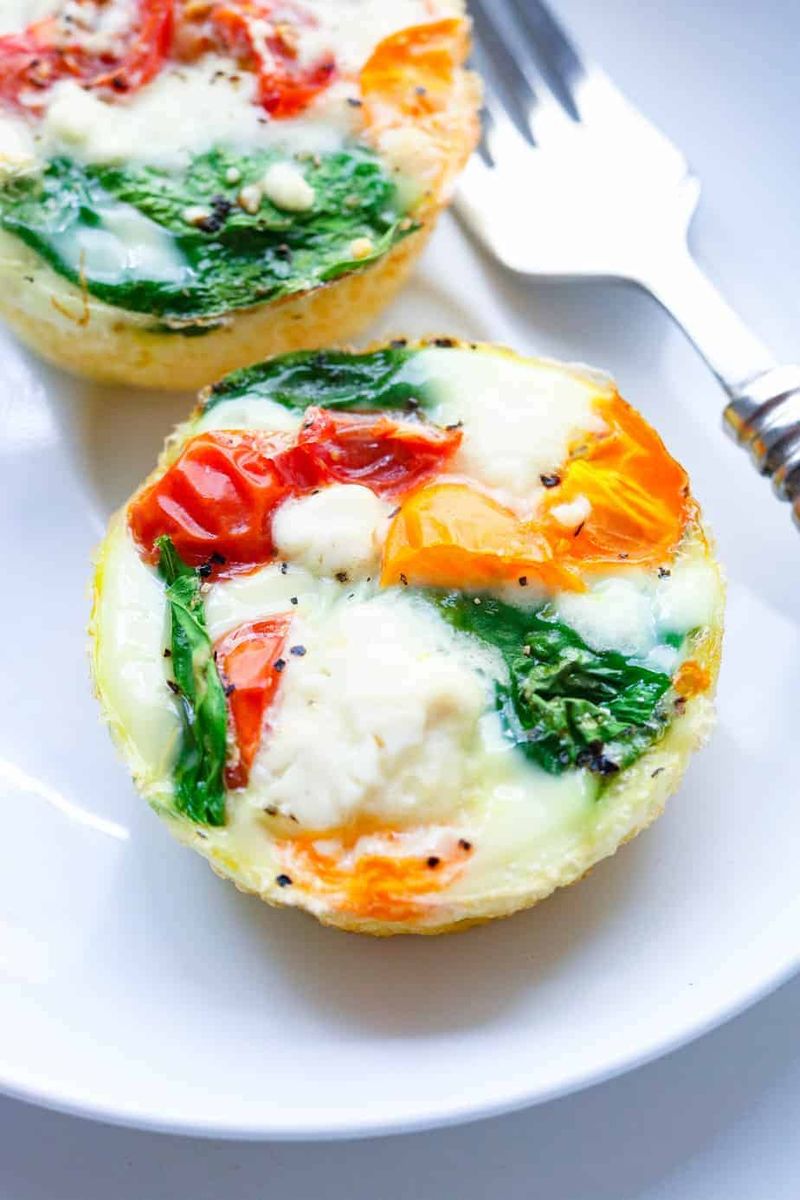 Egg White Veggie Muffins