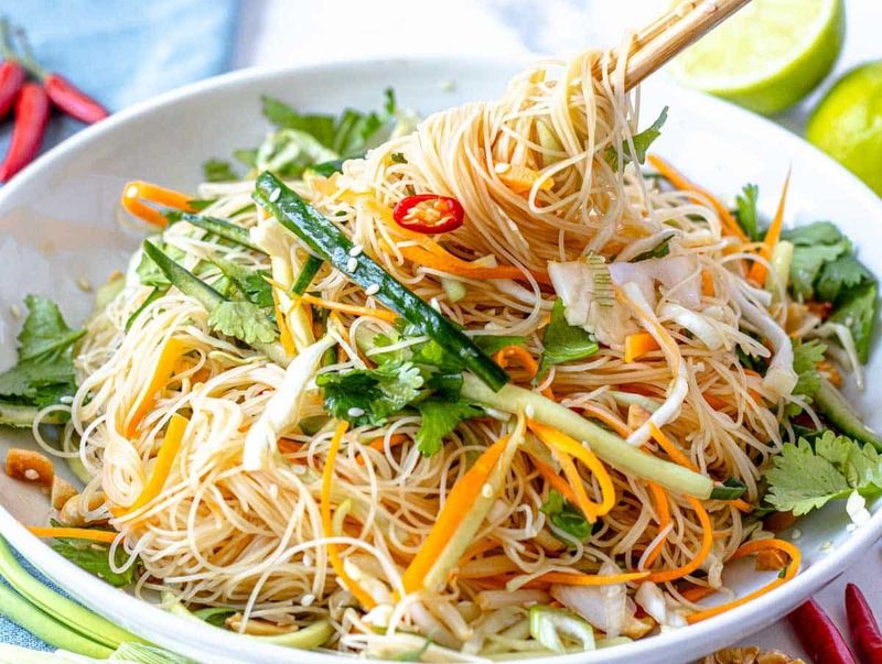 Sweet And Tangy Asian Noodle Salad