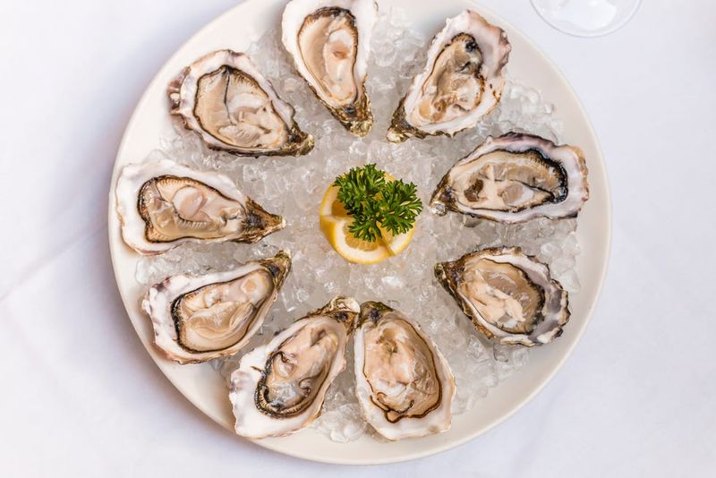 Freshly Harvested Oysters