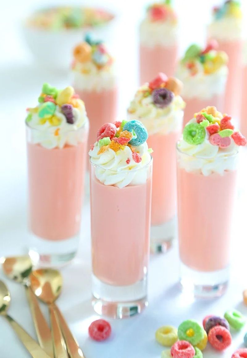 Cereal Milk Jello Parfait