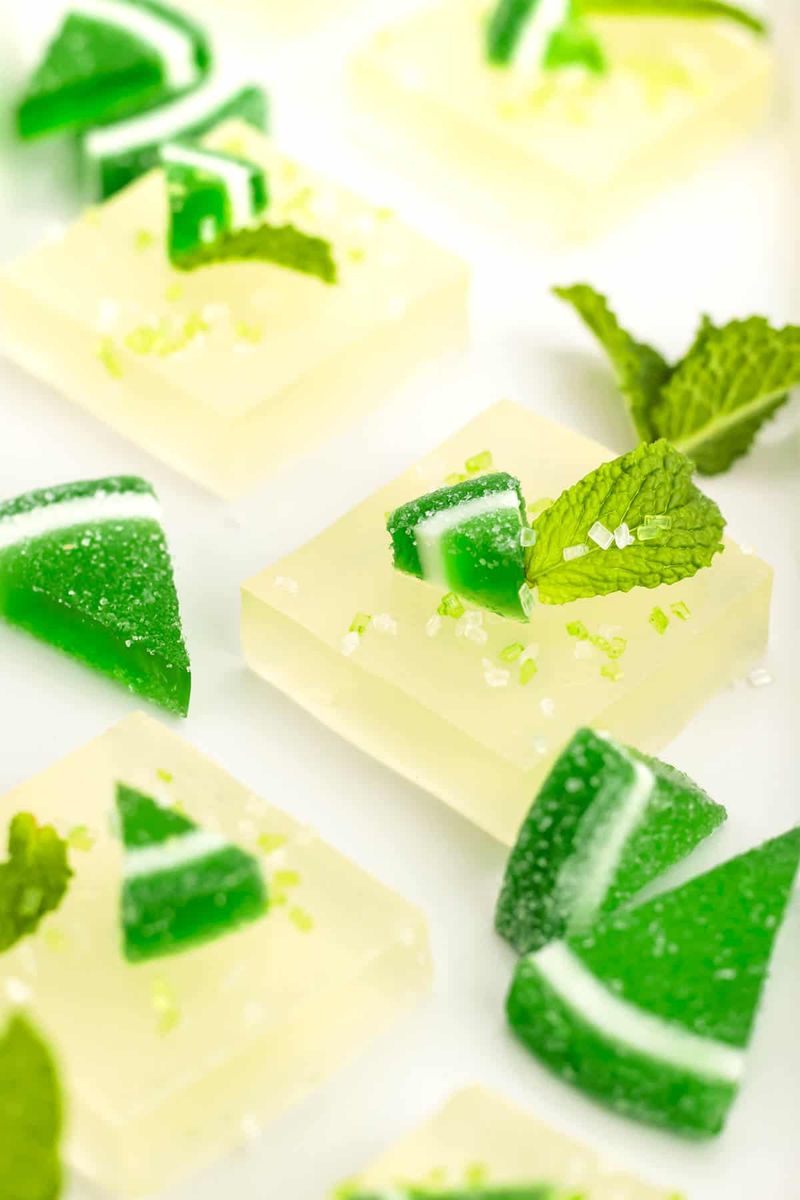 Mojito Jello Cubes
