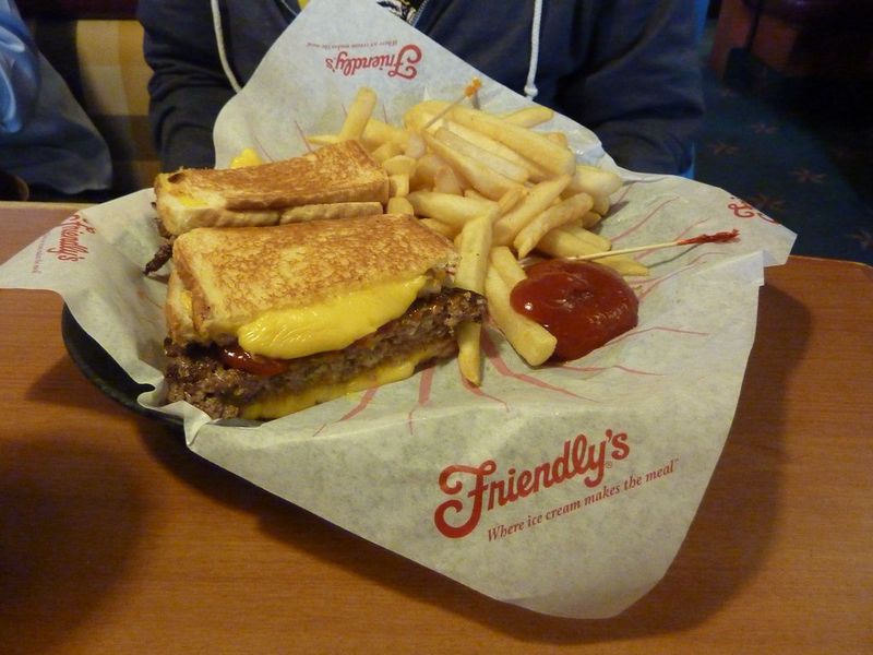 Friendly's Grilled Cheese BurgerMelt