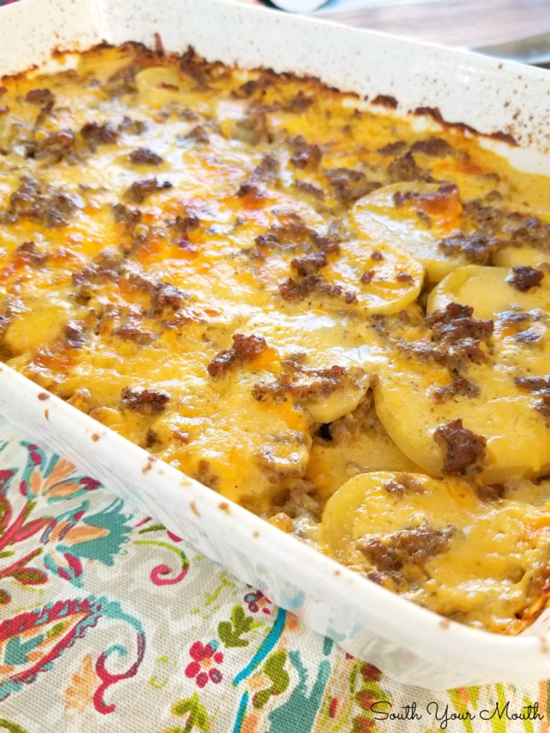 Hamburger Hash Brown Casserole