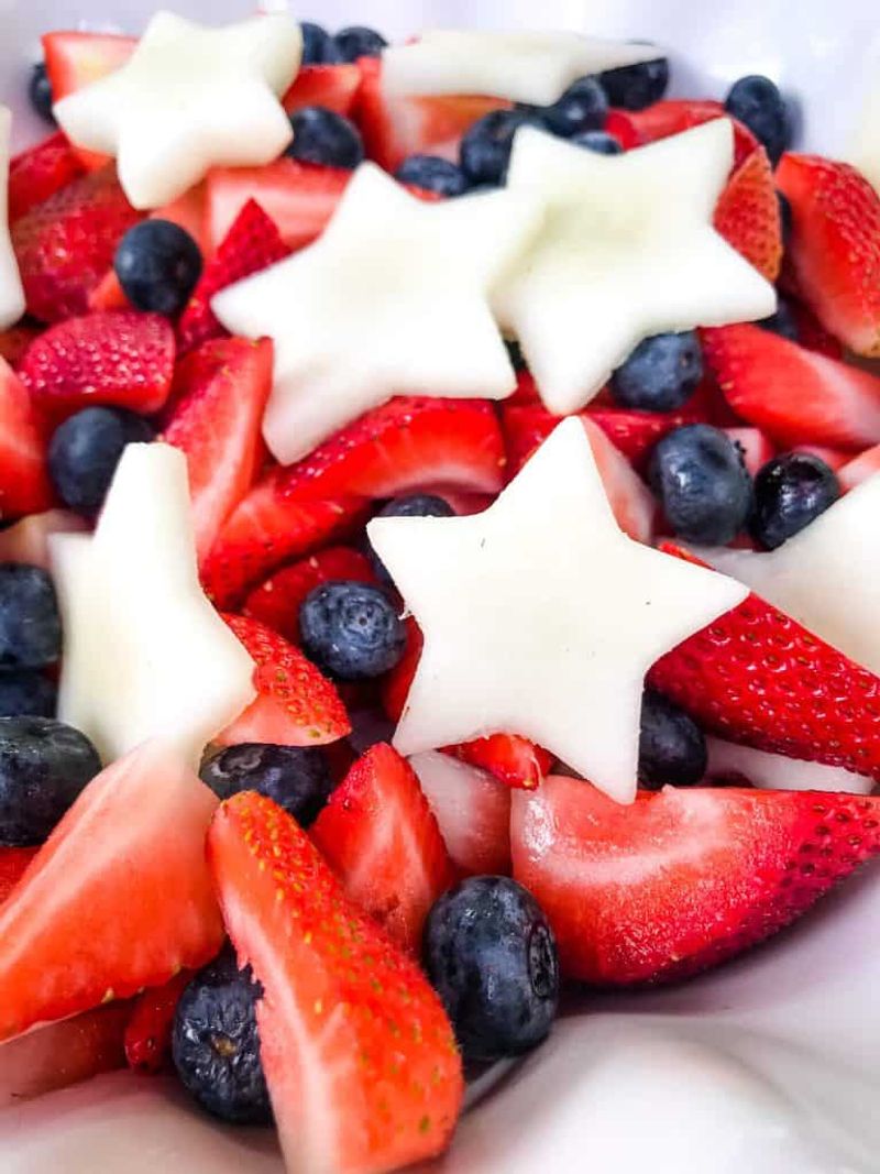 Red, White & Blueberry Fruit Salad